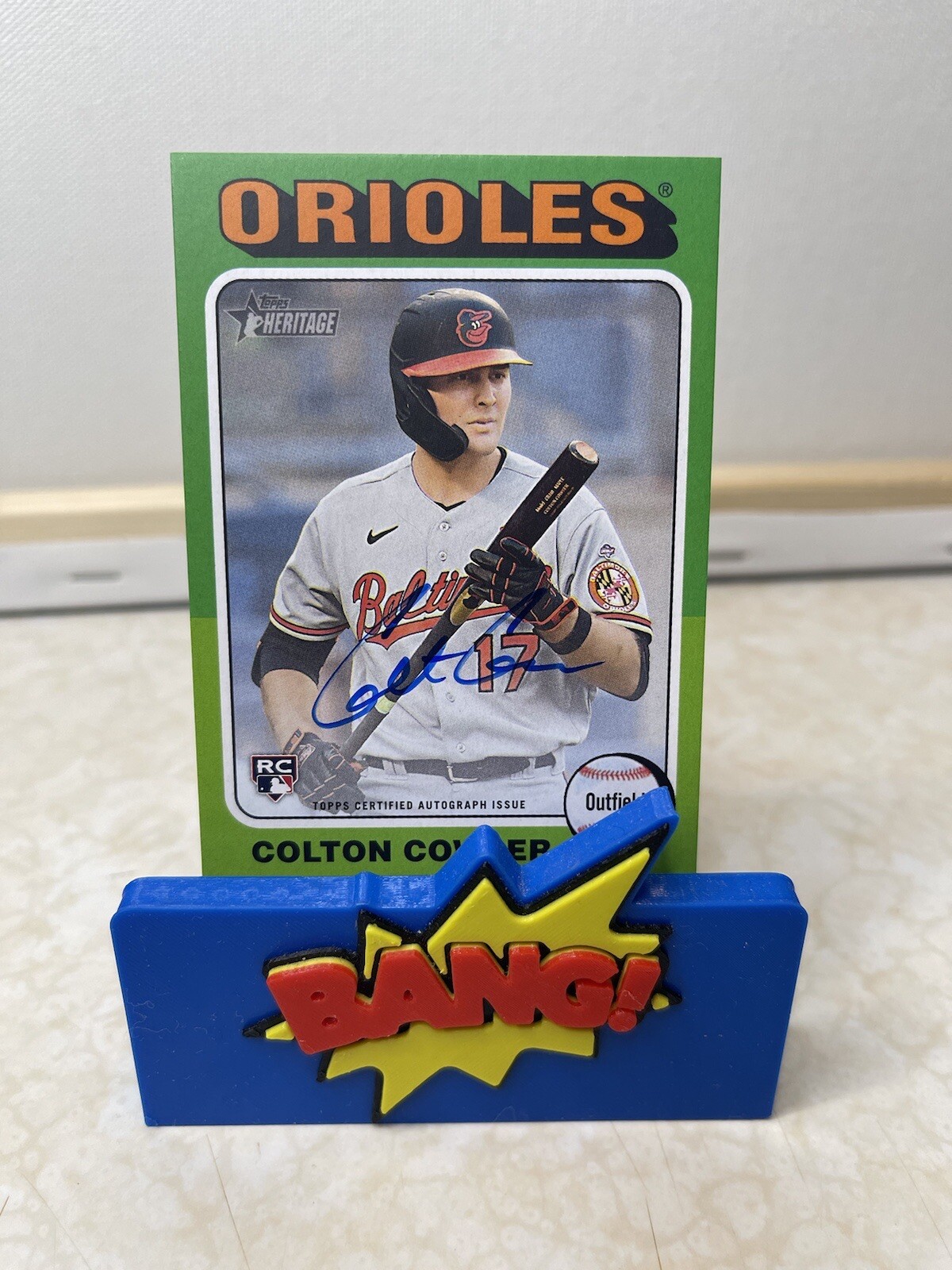 2024 Topps Heritage - Real One Autographs #ROA-CC Colton Cowser (AU, RC) Orioles