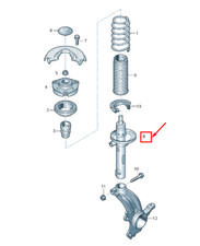 AUDI Q2 GA Front Gas Shock Absorber 5Q0413031GQ NEW GENUINE