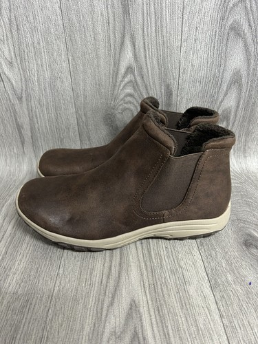 Women’s Skechers Reggae Brown Relaxed Fit Ankle Boots Size UK 6 Brand New