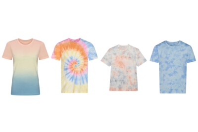Just Ts Tie-Dye T-Shirt Batik Pastel Damenl
