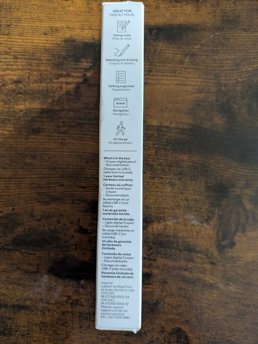 Logitech - Crayon Digital Pencil for All Apple iPads (2018 releases and later) - Picture 2 of 4