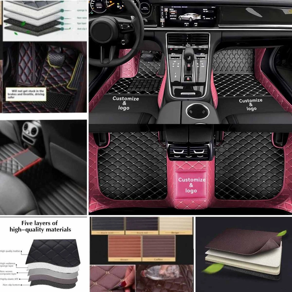 For Chrysler All Models Car Floor Mats Custom Waterproof Carpets Cargo liners Foto 3 de 4