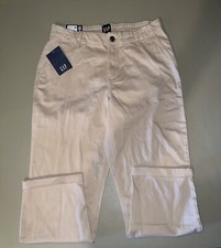 Gap Classic Twill Pant Women  s Size 8 Irish Cream