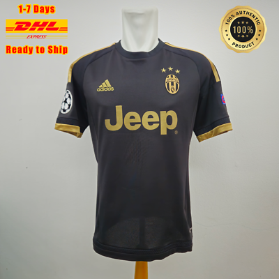 Juventus 2015-16 Third Kit Jersey Medium Authentic S12849 Juventus 2015-16 Third Kit Jersey Medium Authentic S12849