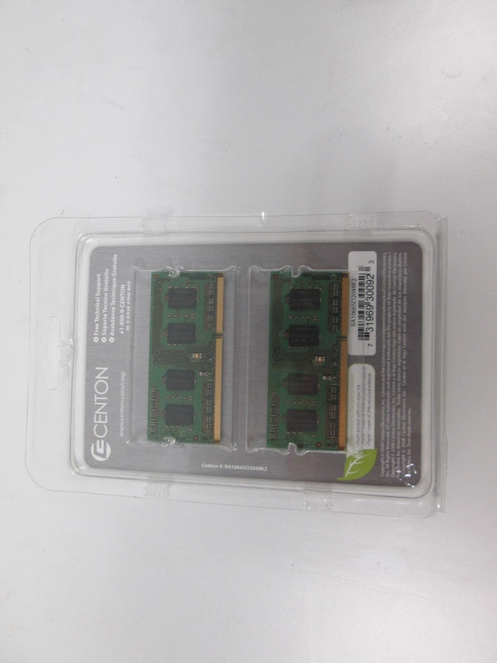 Centon Memory Power Mac Ready DDR3-1066 4GB SODIMM, 204-pin - Image 3 of 4