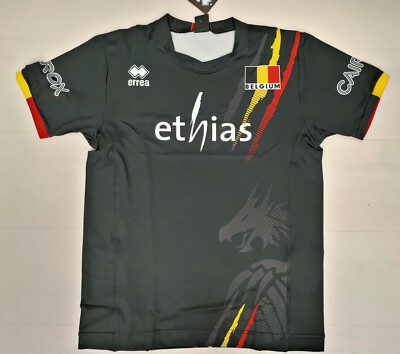 Maillot Extérieur Belgique Erreà - Équipe Nationale De Volley-Ball - Homme - Taille Course