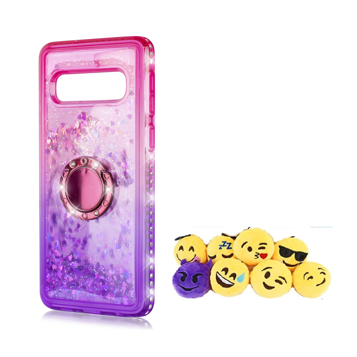 For Samsung Galaxy S10/ Motion Glitter Case/ Ringstand/ Strap