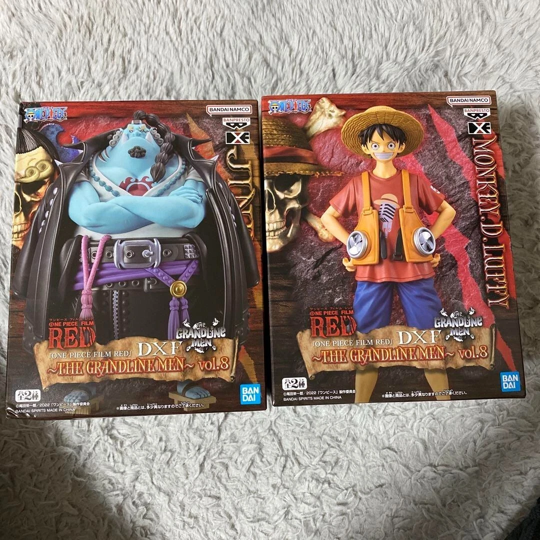 One Piece FILM RED Jimbei Monkey D Luffy Figure DXF THE GRANDLINE MEN vol.8  New