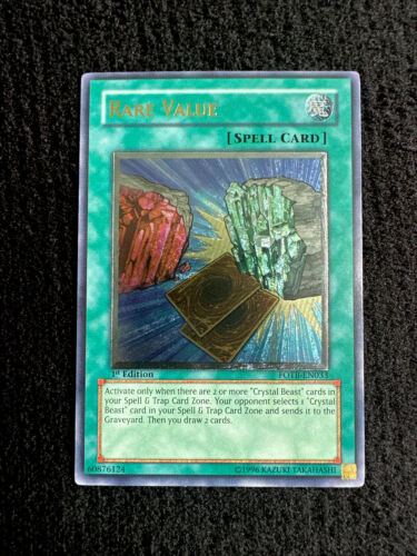 🔥 YUGIOH • RARE VALUE • ULTIMATE RARE • FOTB-EN033 • 1st • PACK FRESH • NM 🔥