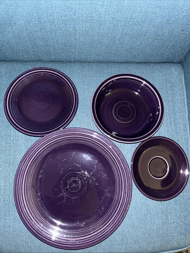 Fiesta 4 Piece Place Setting Plum Fiestaware HLC