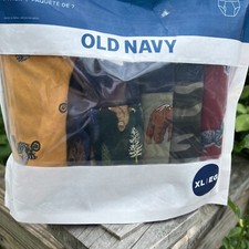 NEW Old Navy Boys XL Briefs 7 PACK Underwear Camo Animals Outdoor Bear   