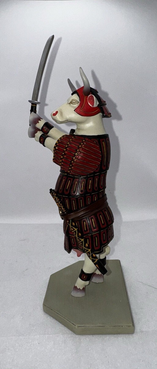 Cow Parade Figure SAM MOO RAI Samurai 2002 Numbered Japanese