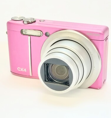 RICOH cx4 ピンク Ricoh CX4 Pink Digital Camera Used Tested with Main Unit | eBay