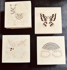 Wooden Craft Box 2 Pieces