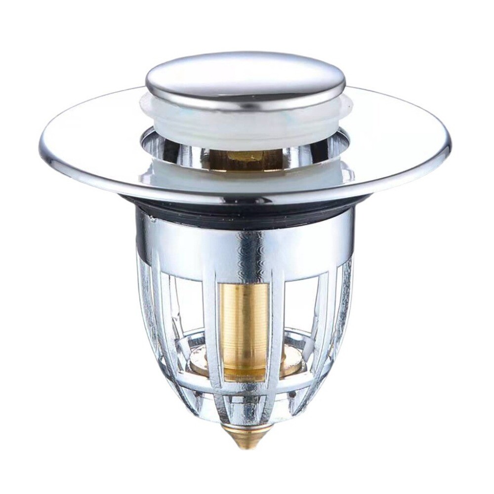 Universal Wash Basin Bounce Drain Filter Pop Up Bathroom Sink Drain Plug 35mm eBay