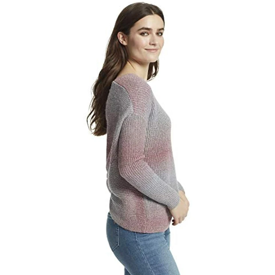 Precio de venta sugerido por el fabricante $80 Suéter para mujer William Rast Lainey Twist Back rosa talla mediana Foto 2 de 4