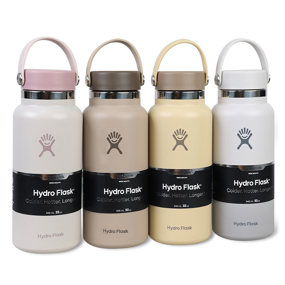Hydro Flask 32 Oz Water Bottle Wide Mouth Flex Cap - Limited 