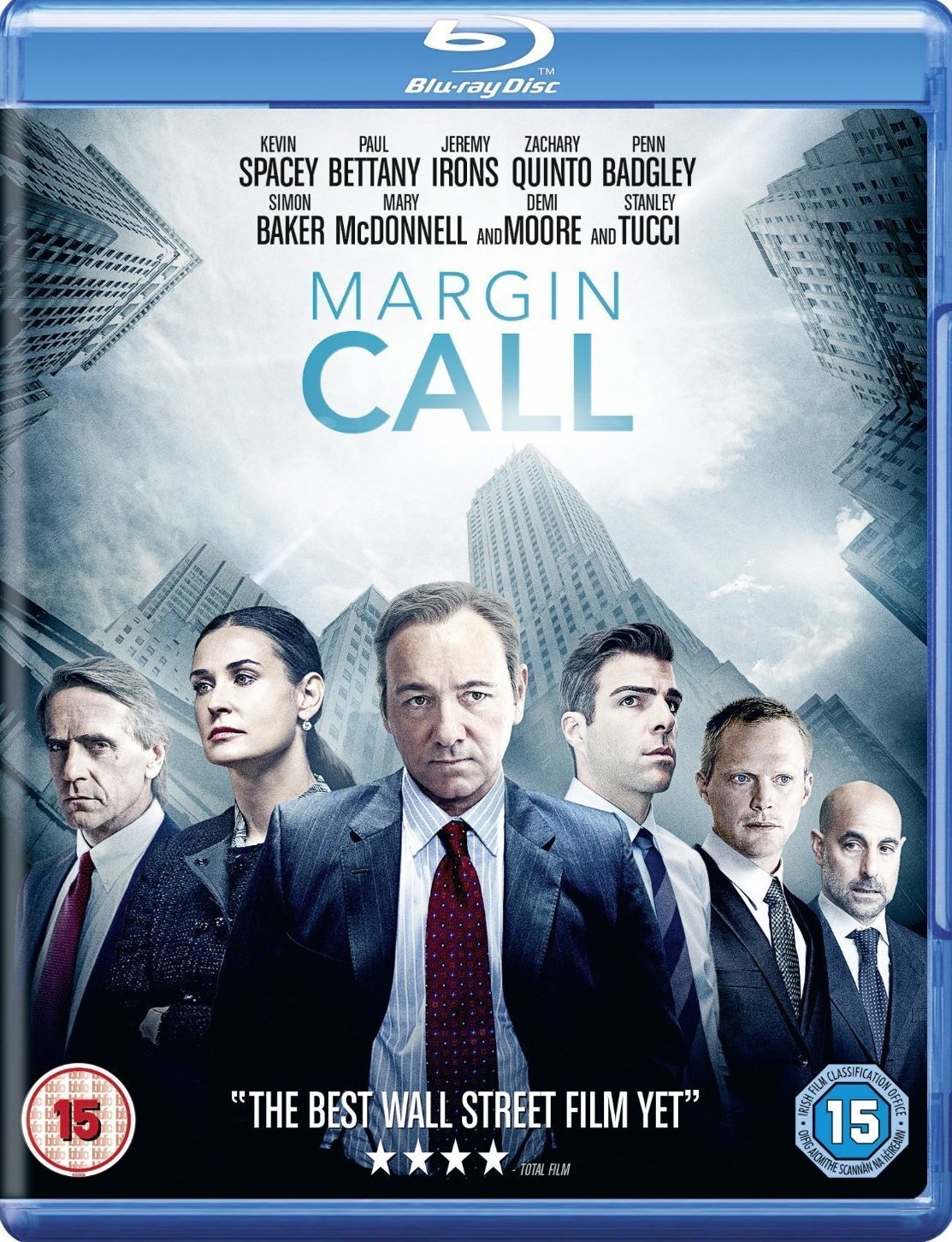 Margin Call (Blu-ray) Kevin Spacey Paul Bettany Jeremy Irons Demi Moore