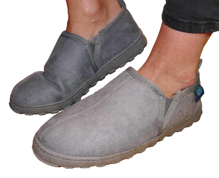 Orthotic slippers arch support insoles elasticated opening fur lined size 38