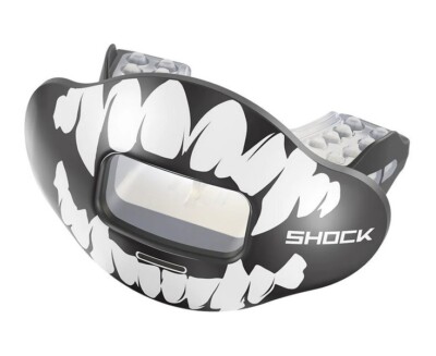 Shock Doctor Max Airflow Football Lip Guard Shield Mouthguard One Size Fits Most