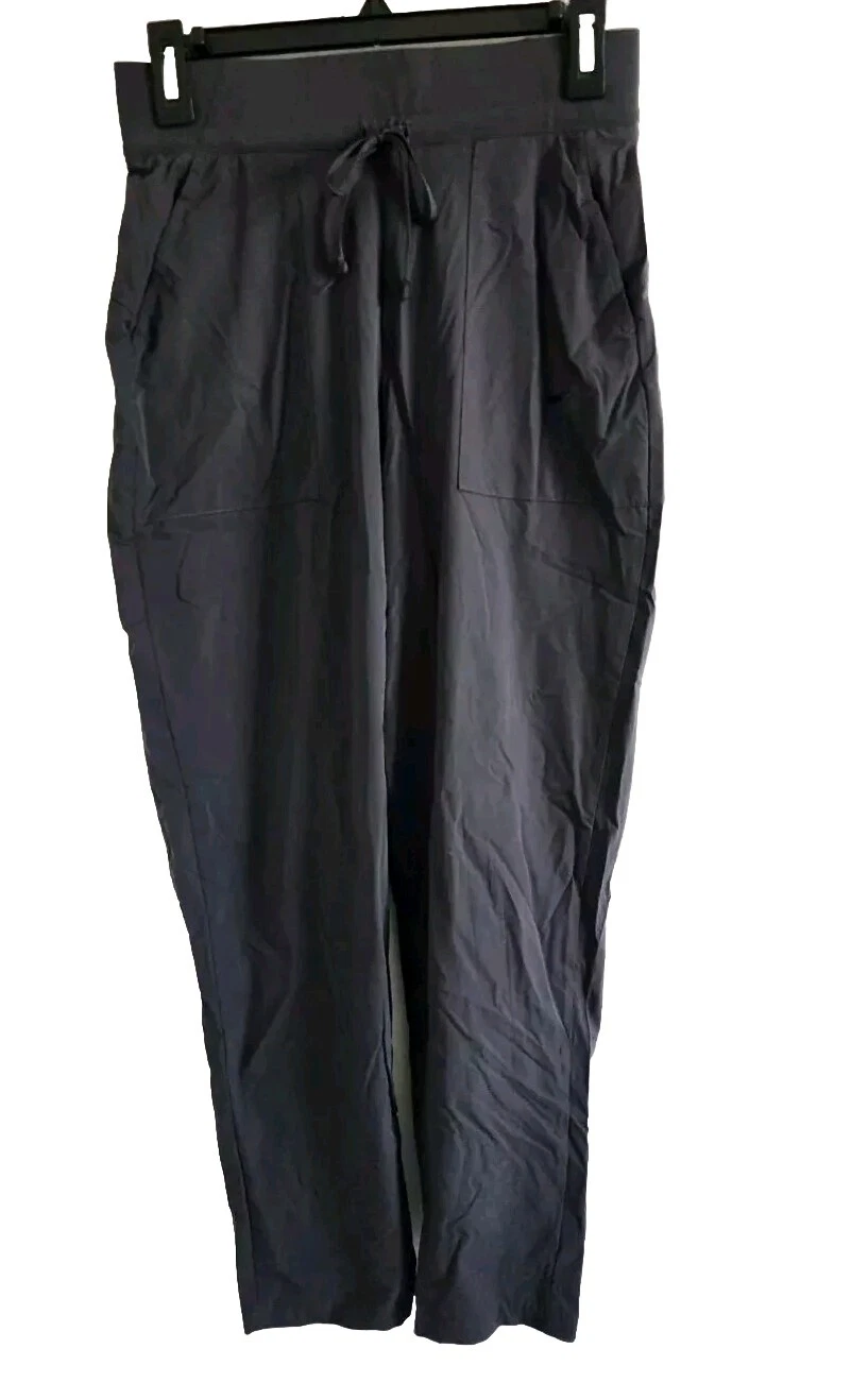 NIKE DRI FIT WOMENS SZ S Dark Gray Stretch Active Pants