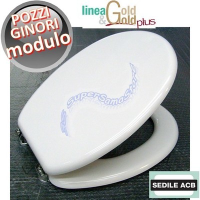 WC-Sitz MODULO Pozzi Ginori Holzkern - ACB Linie GOLD