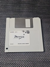 5.25" floppy disk labeled "Disk 1/2 Mouse Driver 155159-01 Untested Buying As Is