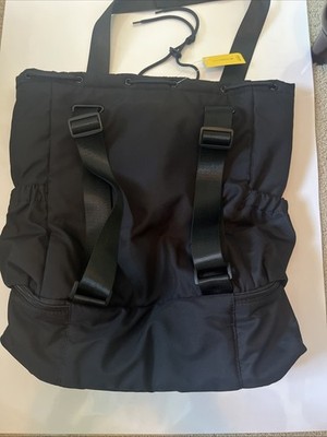 Beyond Yoga Black Backpack Bag NWT Lightweight Drawstring | eBay display picture 2