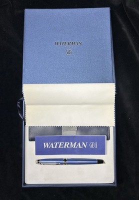 NOS Waterman Expert City line Urban Blue Gift Box Case, Converter, box 2008