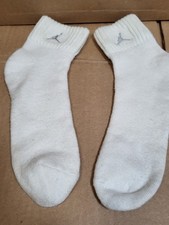 Jordan Jumpman Retro White/Silver Quarter Socks Men Size 10-13