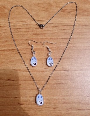 Bang Chan Stray Kids Schmuck Set Merch Ohrringe Kette Skzoo