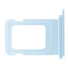 Single SIM Card Tray Compatible For iPhone 15 / 15 Plus Genuine OEM Blue