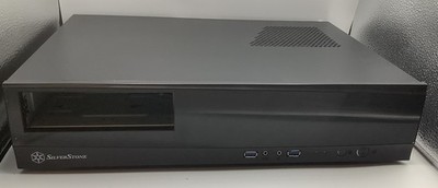 SilverStone SST-ML03B HTPC Slim Case Micro ATX M-ATX 5.25 Drive Bay