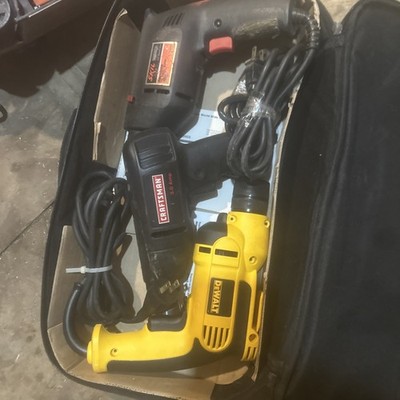 DEWALT DWD112 3/8 inch Corded Drill W/ Skill & Craftsman Drill Included