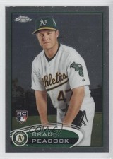 2012 Topps Chrome Brad Peacock #163 2j3