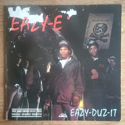 Eazy-E    Eazy-Duz-It LP UK-1988 1st PRESS G+/FAIR