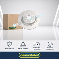 2X Bremsscheibe Hinten RAP Brakes R D1095C FüR Opel