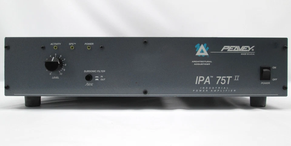 PEAVEY IPA 75T II Industrial Power Amplifier IPA75T-II #73 - Image 2 of 3