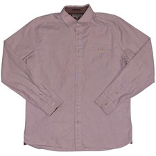 Ted Baker London Brixton Pink Micro Check Shirt Mens L Size 4 Casual Long Sleeve