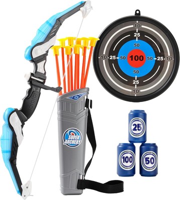 PowerTRC Kids Bow and Arrow Set, Set for 8-12   #2 Blue 
