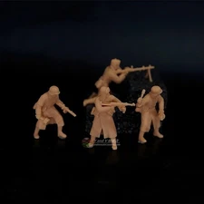 3D printed 1/72 WW II Germany "Firepower Assault Team" 4 man group model