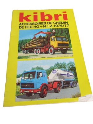 Kibri Katalog Eisenbahn Zubehör Spur HO N Z 1976 1977 Deutschland C711 - Bild 1 von 4