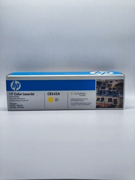 Original HP 125A Toner Gelb - CB542A - Laserjet CP1215, CM1312, Cp1515N-image