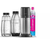 Machine à soda SODASTREAM DUO Noire Pack 2 carafes + 2 bouteilles