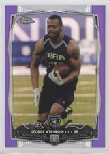 2014 Topps Chrome Retail Purple Refractor George Atkinson III #148 07rd