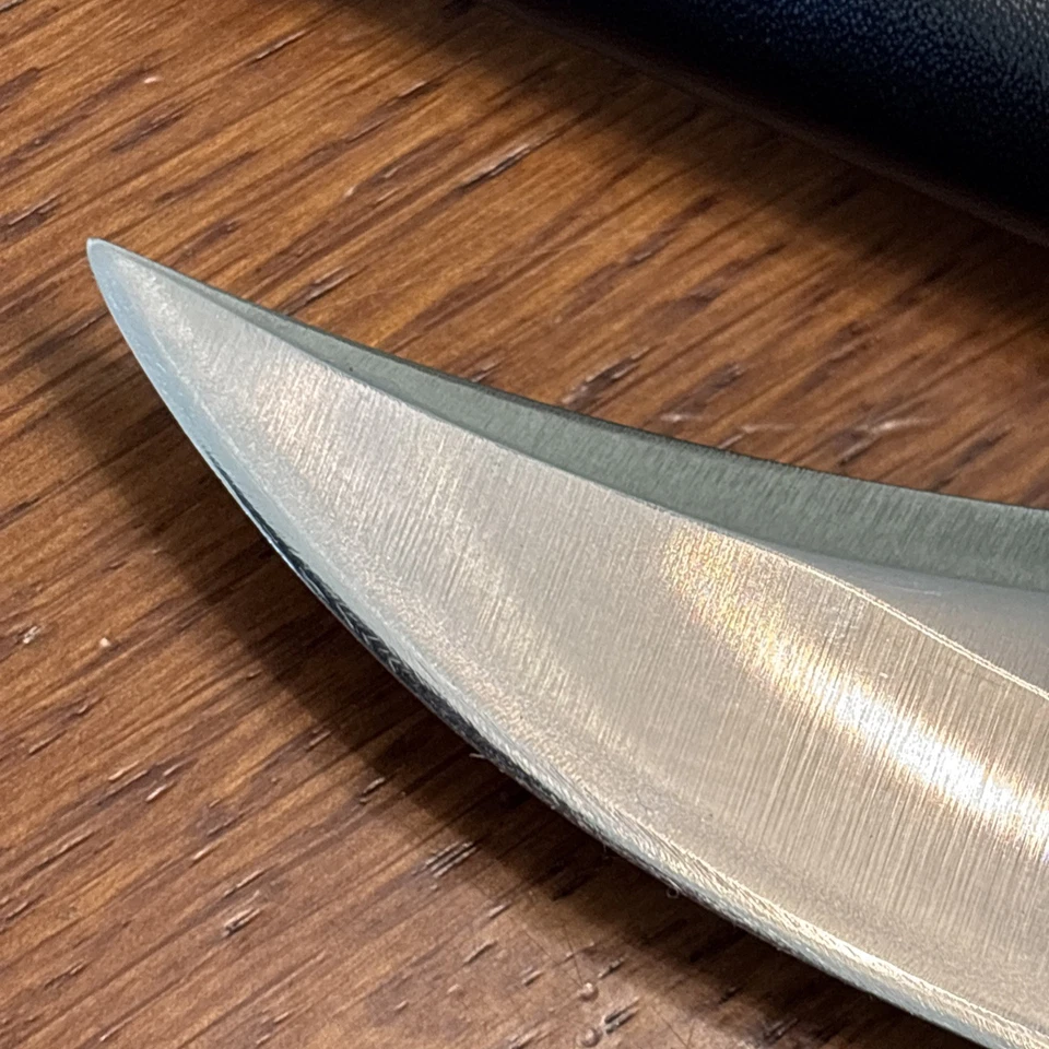 Funda de cuchillo de caza Vernco de acero al carbono Japón afilada a mano de colección súper Foto 4 de 4