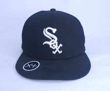 New Era 9FIFTY Chicago White Sox Snapback Hat Black XX Logo Patch MLB Cap OS