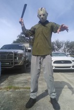 Friday the 13th Jason Voorhees Cosplay Costume Complete w/ Head, Mask, Machete