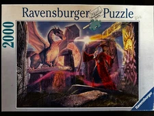Ravensburger Puzzle 2000 PC  STONEHEDGE  David Penfound Fantasy Dragon Merlin