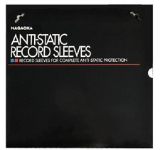50pcs Nagaoka Made in Japan Anti-Static Record Sleeves RS-LP2 30.7cm square
